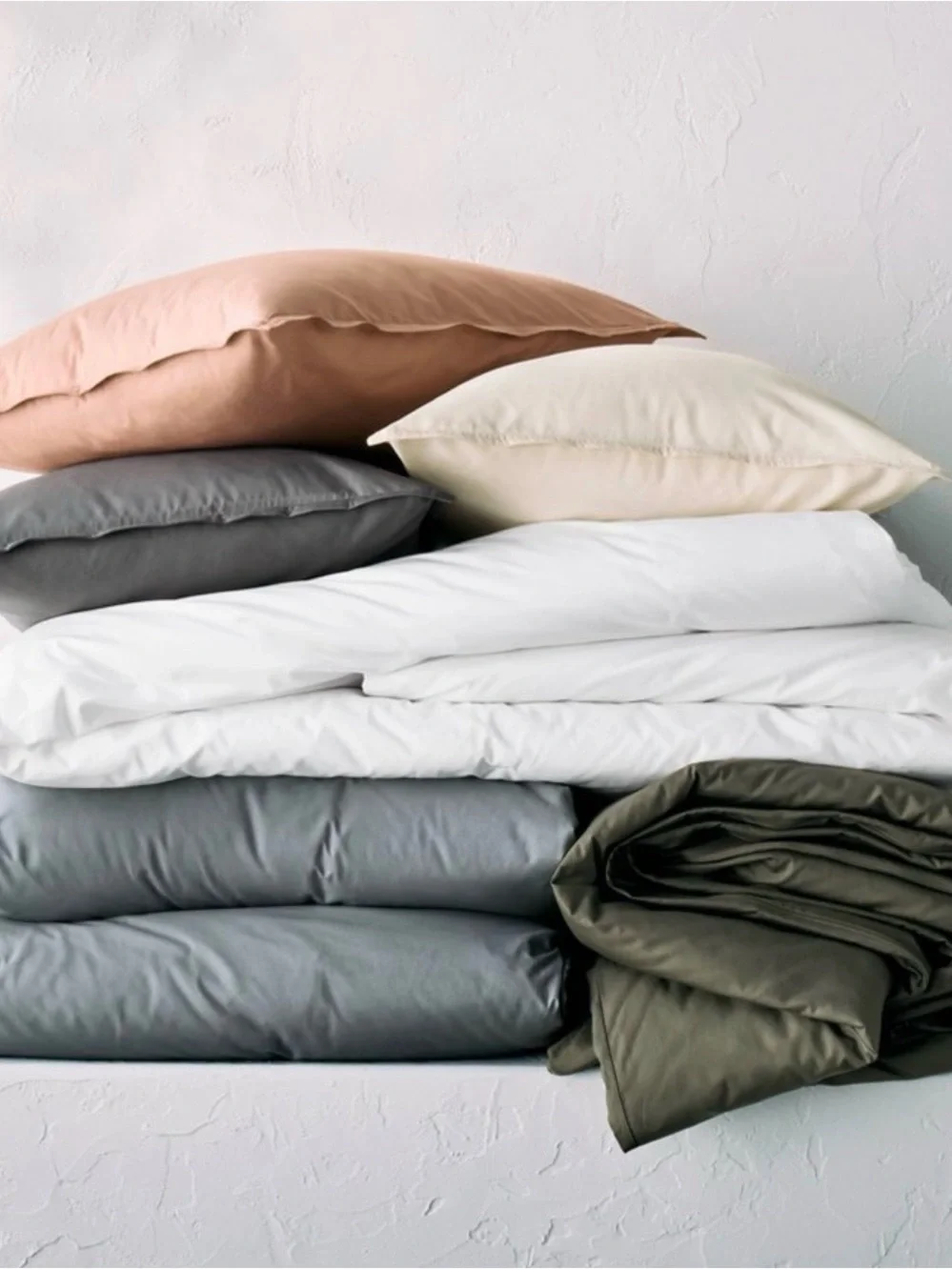 King Cotton Percale Duvet Set Natural - Casaluna™